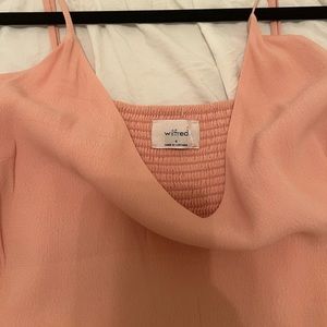Pink Wilfred dress from Aritzia